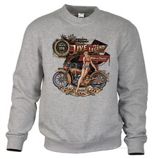 Felpa biker moto d'epoca