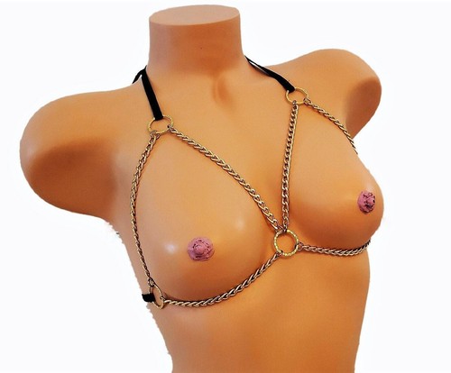 Reggiseno lingerie catena bdsm - lingerie,
