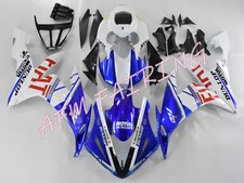 Kit carene carrozzeria iniezione Fiat ABS bianco blu per YZF R1 2004-2006