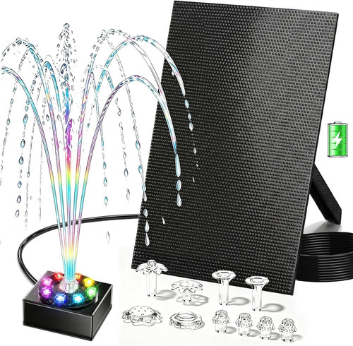 Fontana solare led - a, con