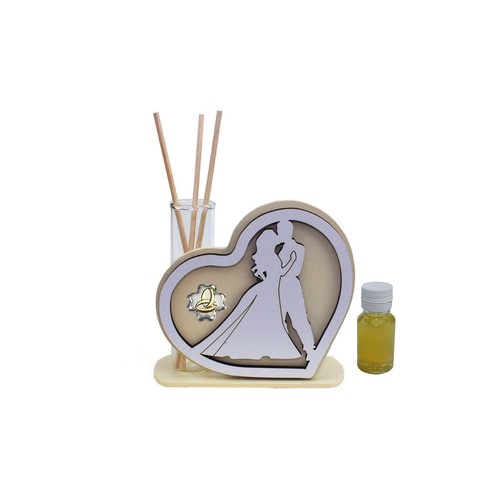 Profumatore cuore legno - cuore,