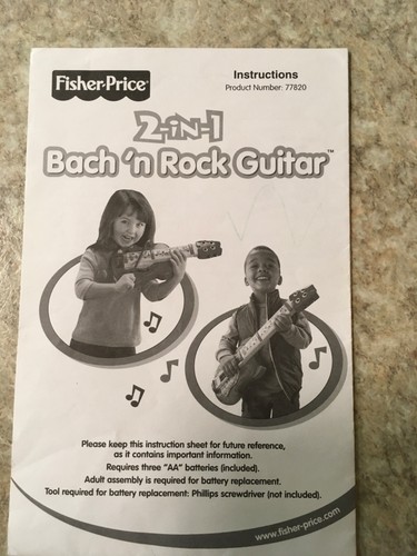 Fisher price bach n - fisher, 'n