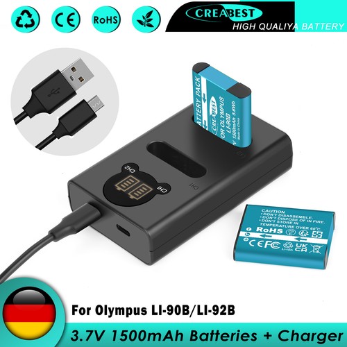 90b 92b batteria - li-92b, +