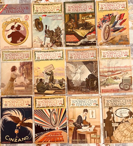Rivista touring club anno 1916 - rivista,