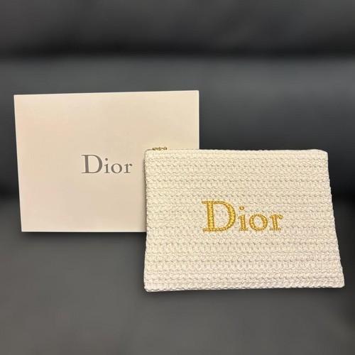 Dior novelty white pouch - dior, 2026