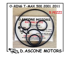 5 GUARNIZIONI TUBI POMPA ACQUA O-RING TMAX 500 2006 2007 2008 2009 2010 ORING