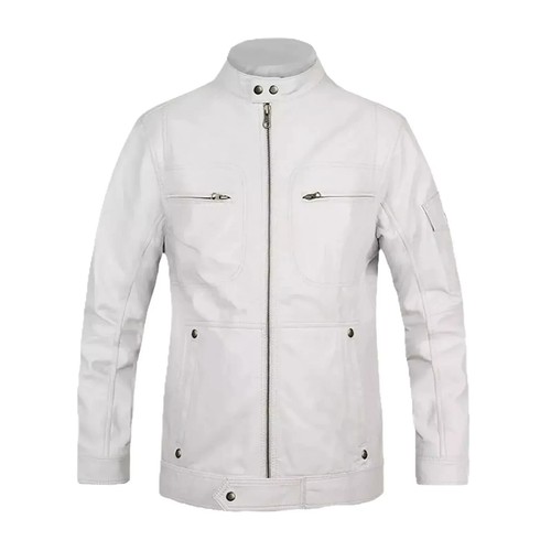 Giacca bianca uomo fatta - , a