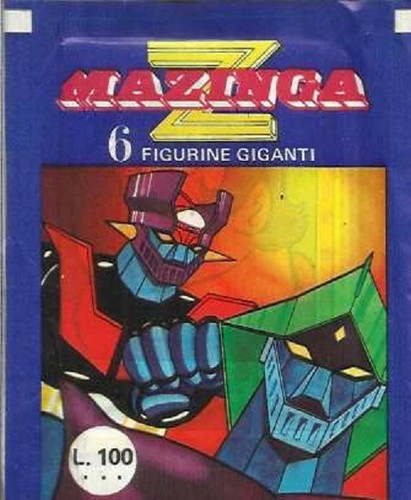Bustina figurine mazinga - bustina,