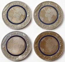 4 x 5 euro Germania con anello