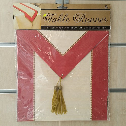 Runner natalizio beige rosso - natalizio,