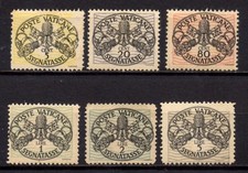 Città del VATICANO 1945 - PIO XII - Serie nuova Segnatasse Triregno #S#VAY