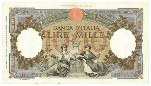 1000 lire capranesi - lire,