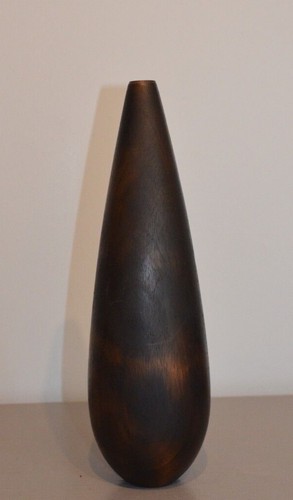 Ancien soliflore vase bois - vase,