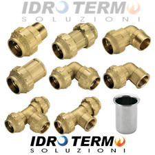 RACCORDI IN OTTONE PER TUBO POLIETILENE GAS/ACQUA DIAMETRO 20-25-32-40-50-63