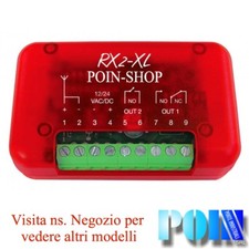 RICEVITORE BICANALE COMPATIBILE 433,92 Mhz CANCELLO AUTOMATICO, CON BOX 
