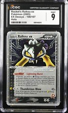 CGC 9 Rocket's Raikou ex