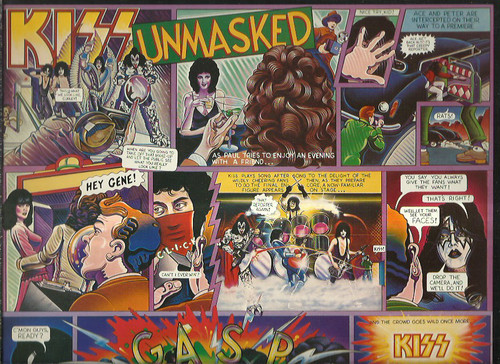 Kiss unmasked vinyl record - kiss, lp