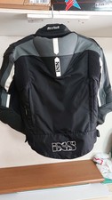 giubboto moto IXS nero grigio