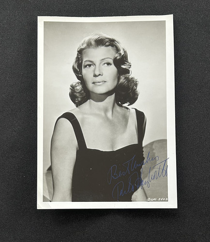 Foto firmata rita hayworth - foto,