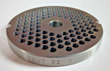 PIASTRA ACCIAIO INOX TRE SPADE TRITACARNE TC 32 - FORI 6 mm - ORIGINALE TRESPADE