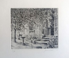 ANDRÉ BEUCHAT - "Jardin