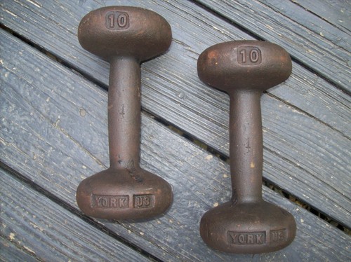 Bilanciere york 10lb - 10lb., vintage