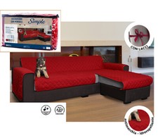 Copridivano con penisola antimacchia dx e sx angolare e  trapuntato salvadivano 