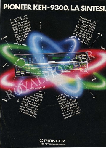 Pioneer 1984 advertising - pioneer,