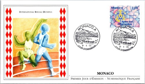 Monaco fdc 1995 international - monaco,