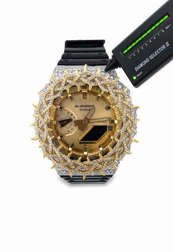 Orologio shock moissanite - orologio,