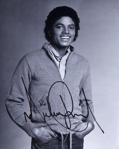 Michael jackson signed - michael,