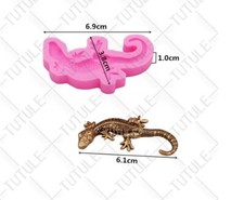 Stampo in silicone lucertola per resina gesso cioccolato marmorina fimo