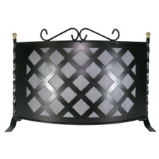 Parascintille Modello Box acciaio verniciato 70xh55cm per camino stufa caminetto