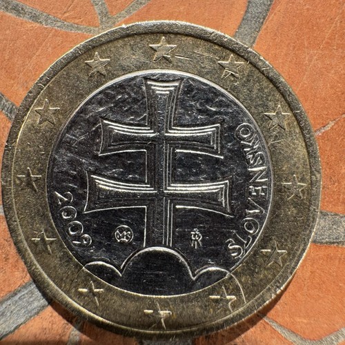 Moneta euro slovensko - da,