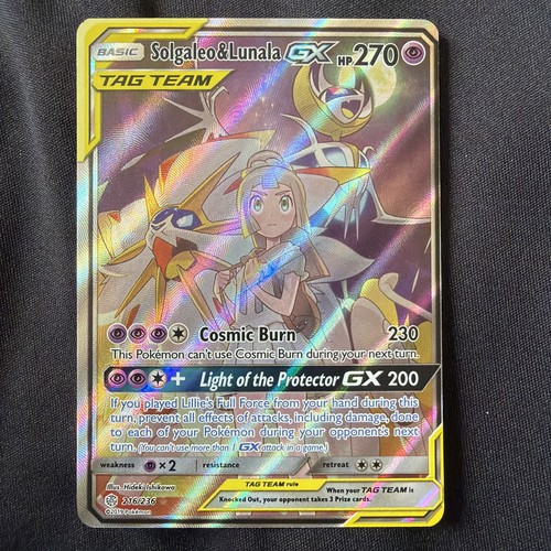 Solgaleo lunala 216 236 - gx,