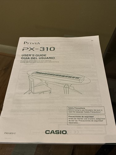 Casio privia 310 manuale - px-310,