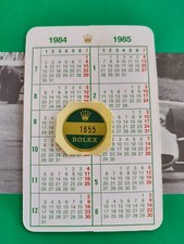 Scheda calendario Rolex