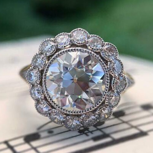 3ct diamanti finti vintage art - vintage,