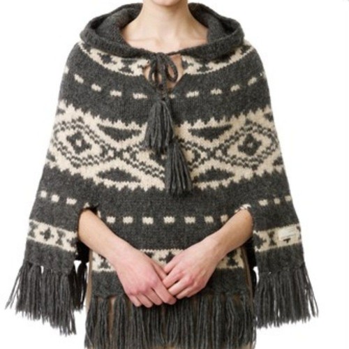 Poncho con cappuccio odd molly - con,