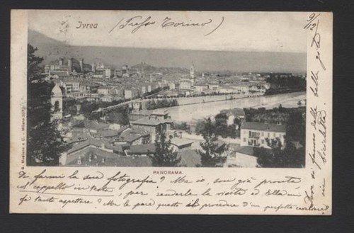 P651 cartolina ivrea - cartolina,