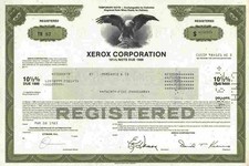 XEROX Corporation 1983 Norwalk Connecticut 25.000 $ rango Großostheim Francoforte #