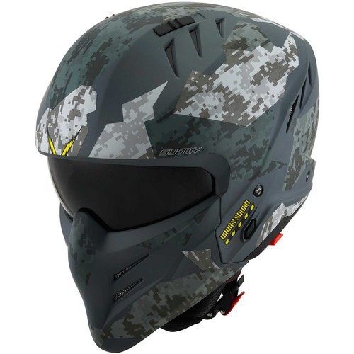 Casco moto jet con - moto,