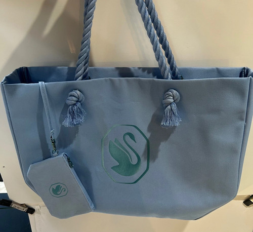 Borsa tote swarovski - blu, con