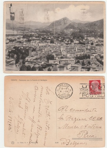 Trento panorama con - con, la