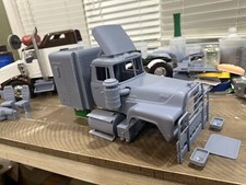 ricambi carrozzeria camion rc tamiya 1/14 Kenworth 1:14 T800 W900 T-680 Lesu Lowboy Wedico