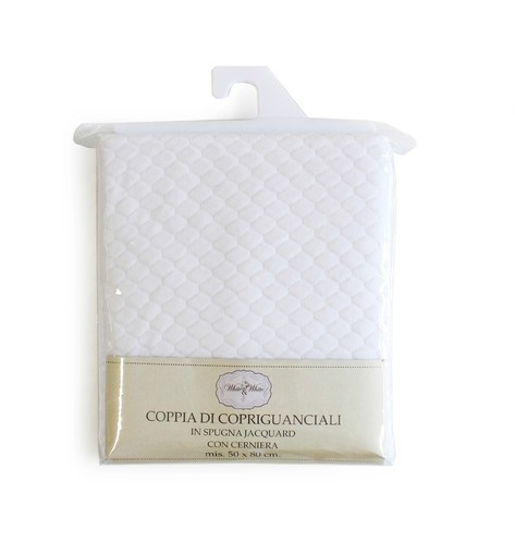Coppia copri guanciali - guanciali, spugna