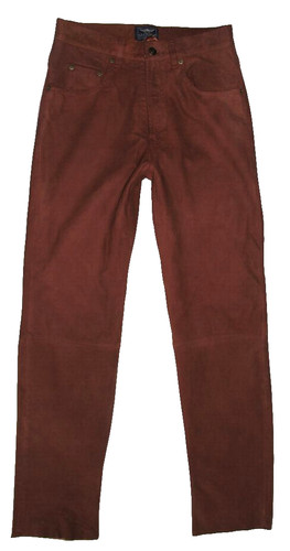 Pantaloni pelle nubuck da - in,