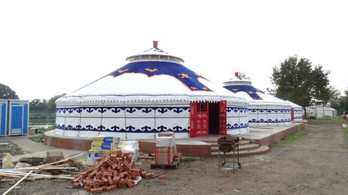 Photo 6x4 mongolian yurts - mongolian,