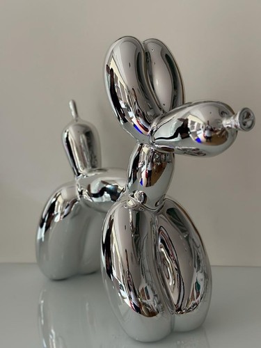 Balloon dog silver - xxl, jeff