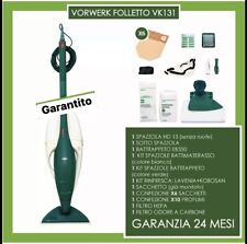 ASPIRAPOLVERE VORWERK FOLLETTO VK 130 131 CON HD31 E BATTITAPPETO EB350 FOLLETTO